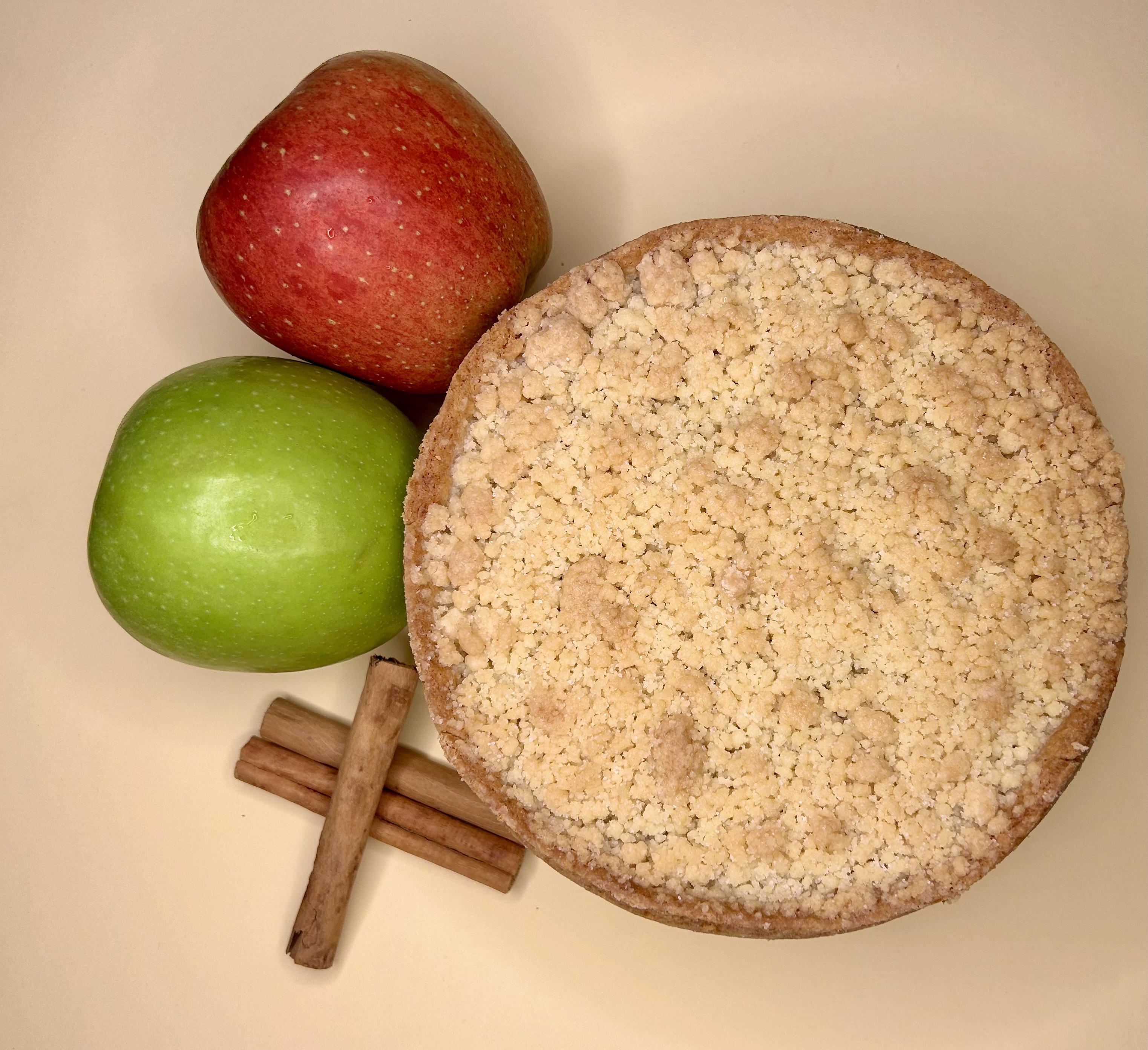 Tarta Crumble holandesa - Appeltaart con topping crumble de vanDough