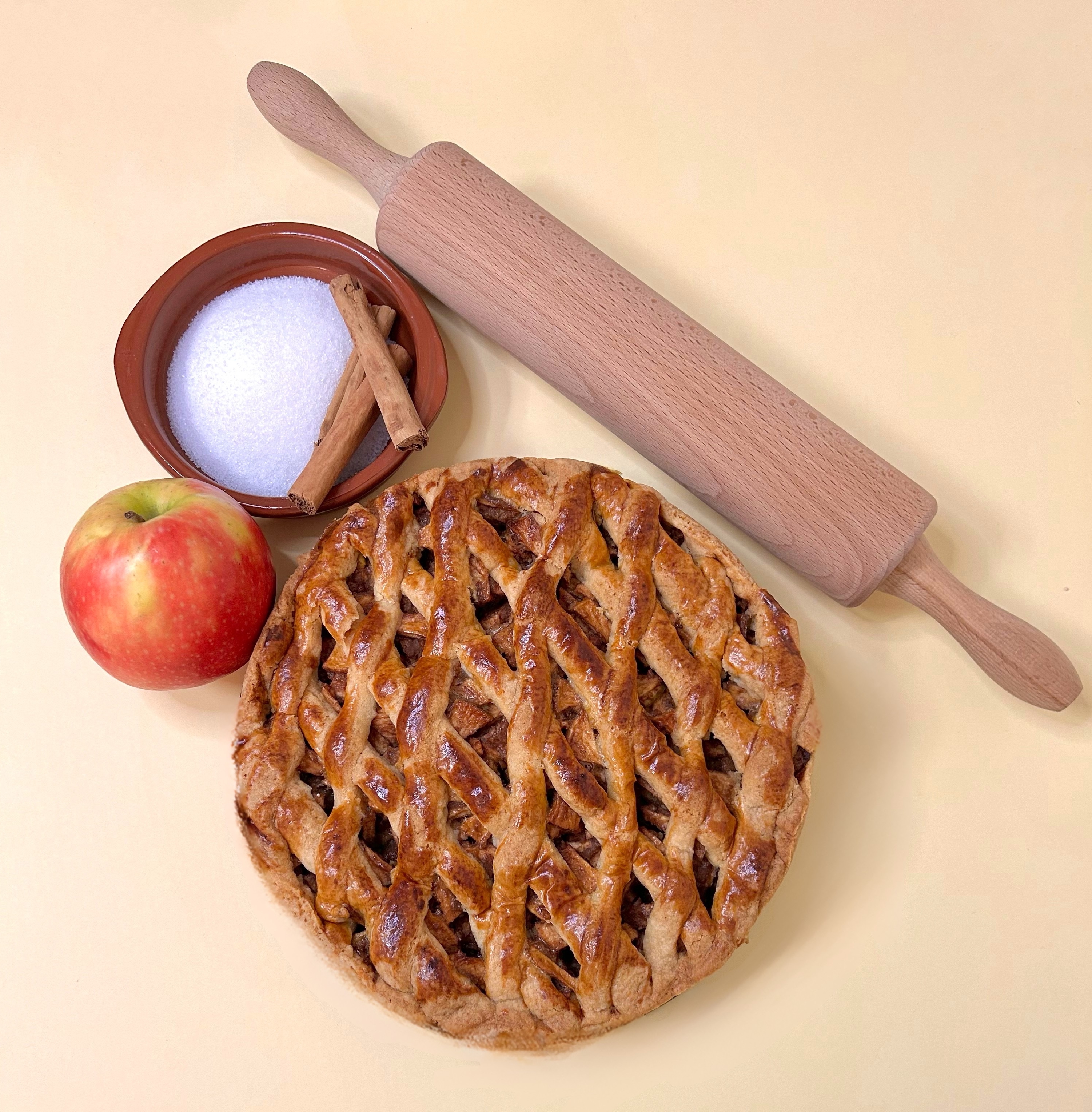Tarta Clásica holandesa - Auténtica Appeltaart de vanDough